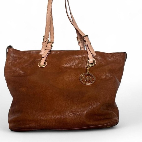 Michael Kors Brown Tote Soft Leather VINTAGE Hand Bag - Picture 2 of 8